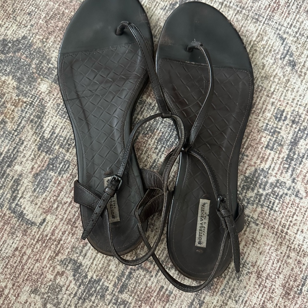 Elegant dark brown black Women's Sandals